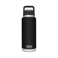 YETI® Rambler® Bottle 36 oz (1065 ml) with Chug Cap Black, Black, bcf_hi-res
