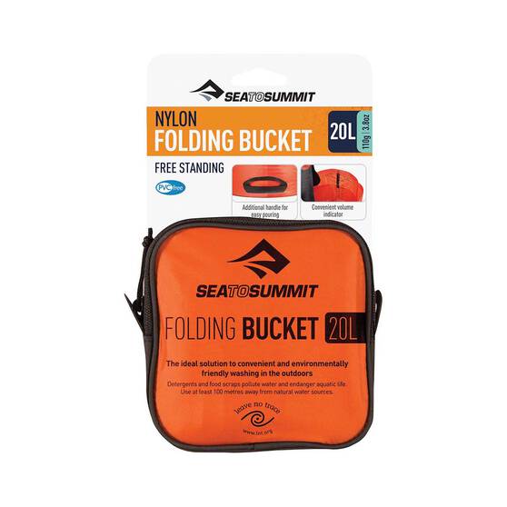 Sea to Summit 20L Folding Bucket, , bcf_hi-res