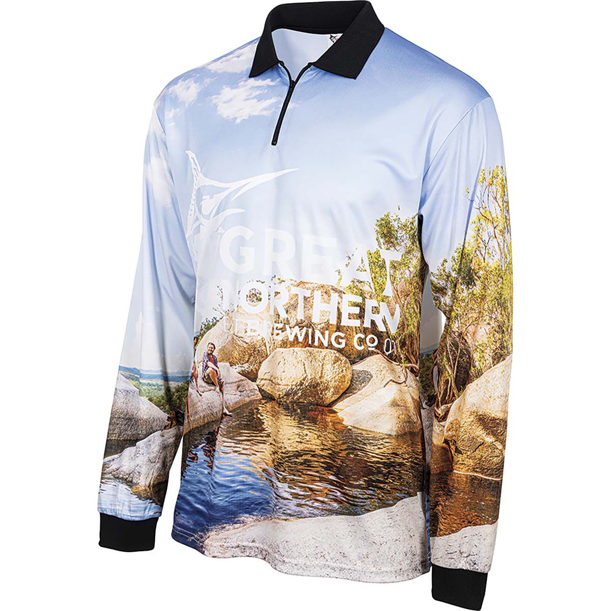 Great Northern Men's Emerald Fishing Shirt Blue M, Blue, bcf_hi-res
