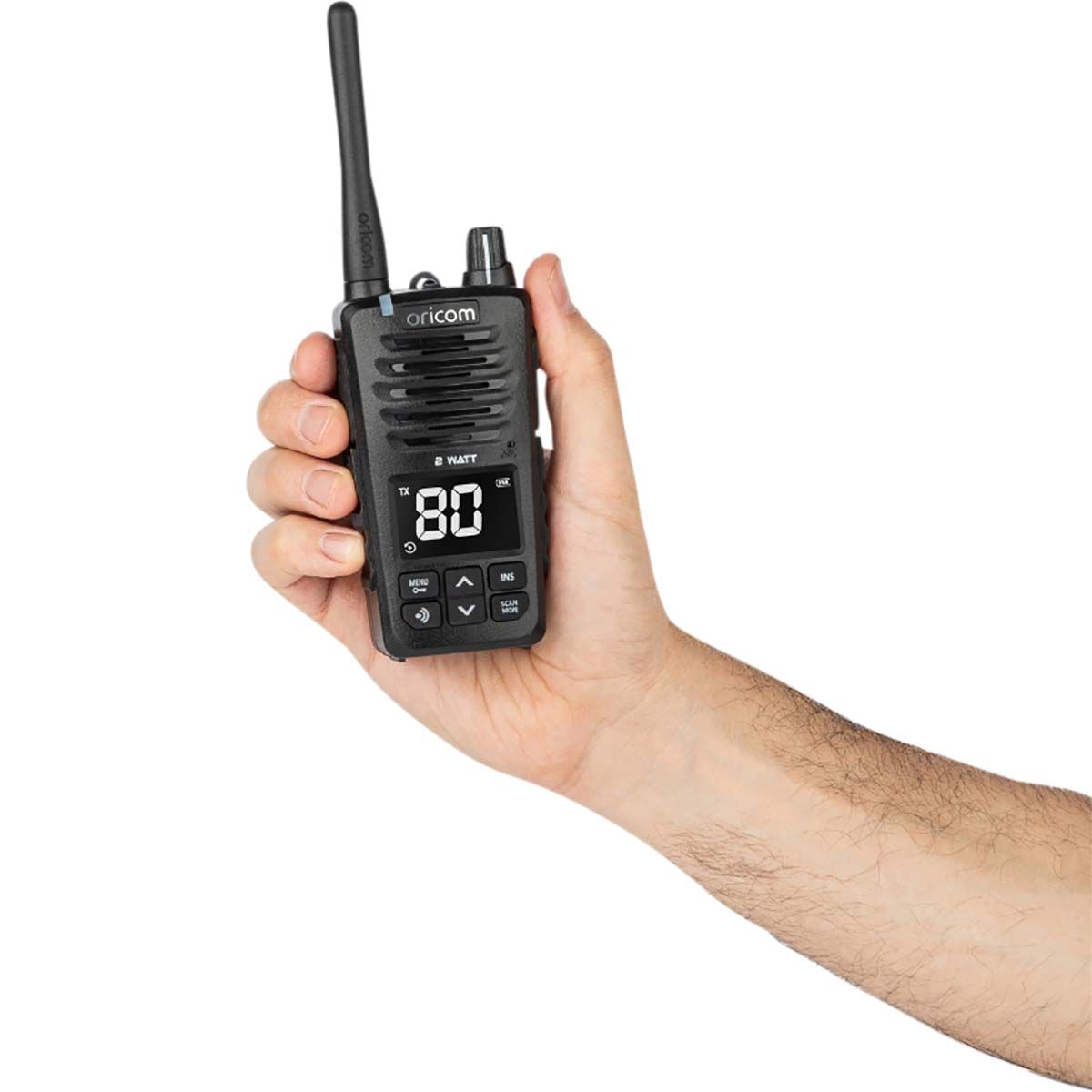 Oricom UHF2600 2W Waterproof Handheld UHF Radio, , bcf_hi-res