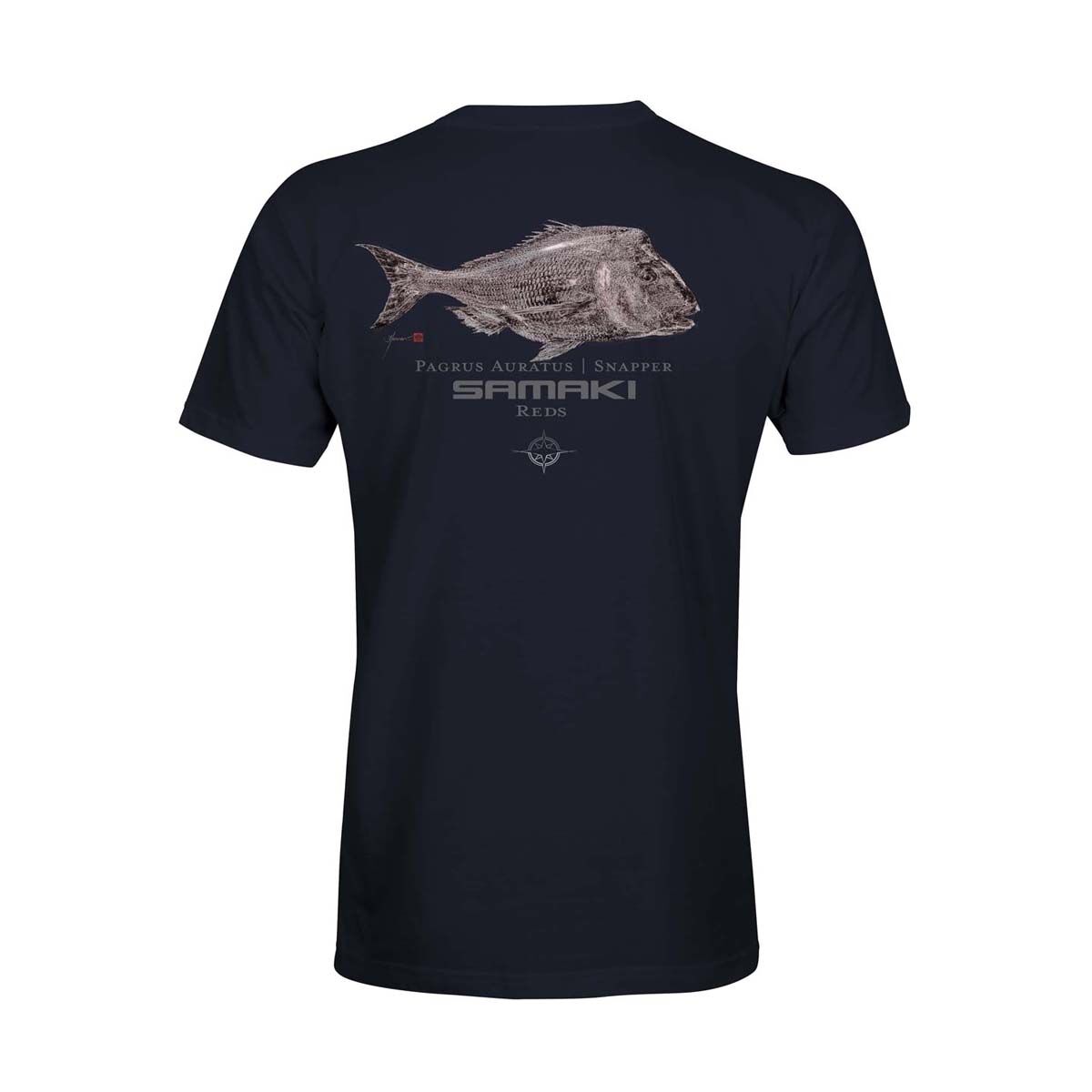 Samaki Snapper Men's Short Sleeve Tee Night Sky S, Night Sky, bcf_hi-res