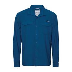 Shimano Men's SNST Pro Fishing Shirt Navy S, Navy, bcf_hi-res