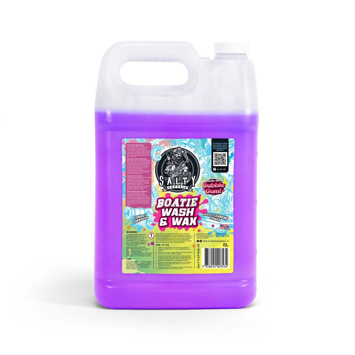 Salty Captain Boatie Wash & Wax 5L, , bcf_hi-res