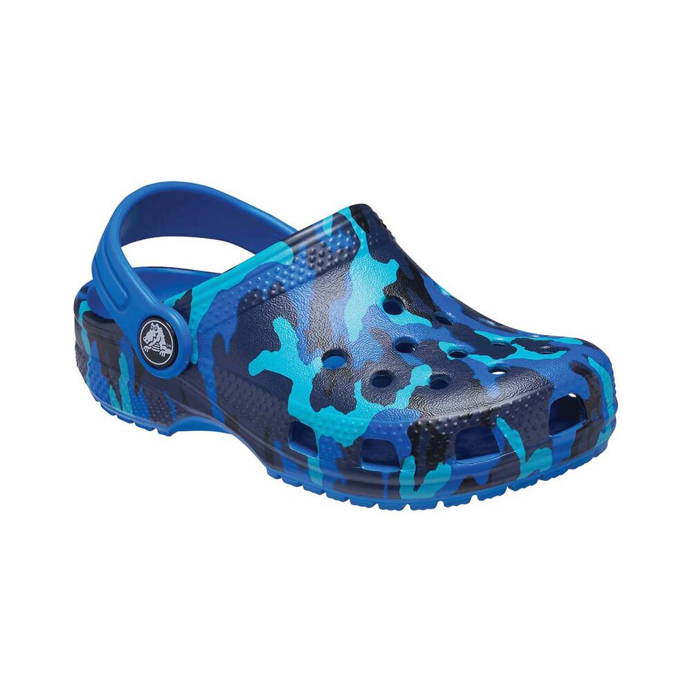 Crocs Kids' Classic Clogs Digital Aqua C4 BCF - Main Image