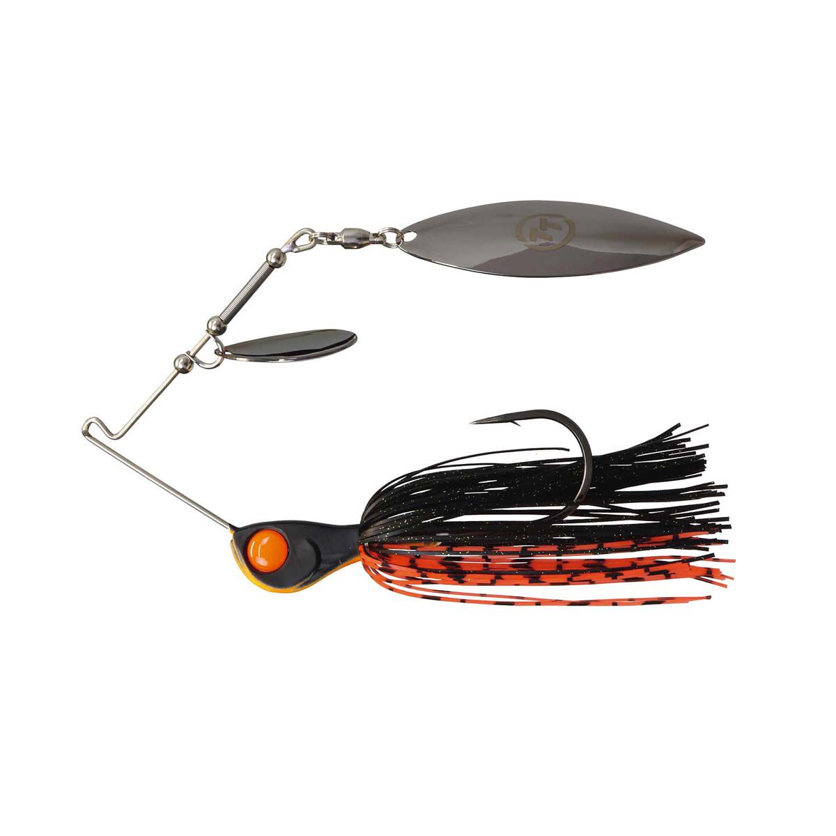TT Fishing Tornado+ Tandem Spinnerbait Lure 3/8oz Orange Nightmare, Orange Nightmare, bcf_hi-res