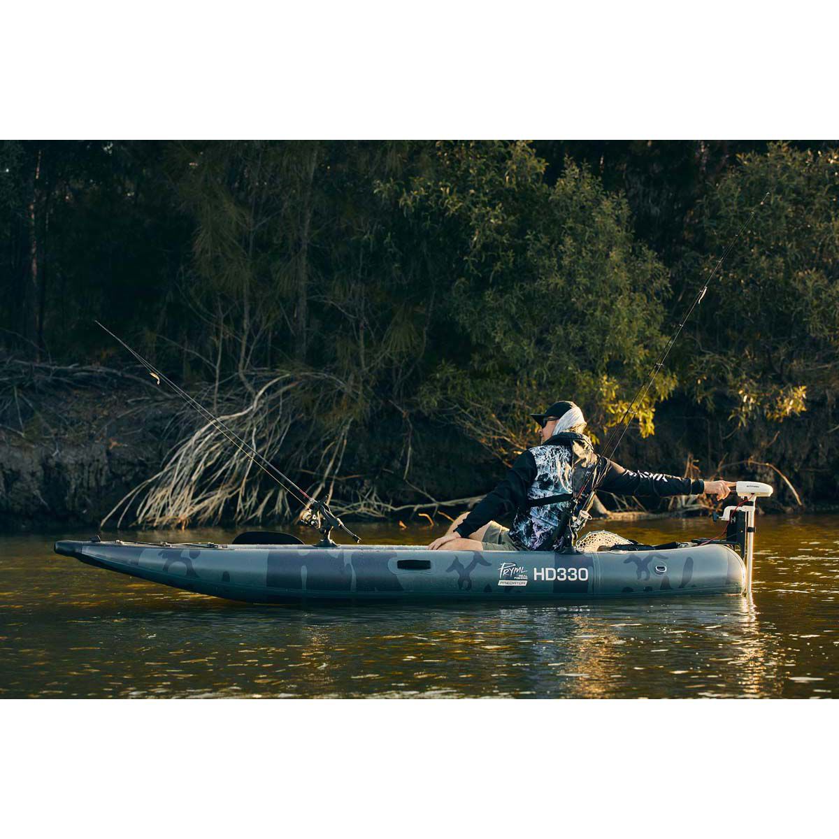 Pryml Predator HD330 Inflatable Fishing Kayak BCF