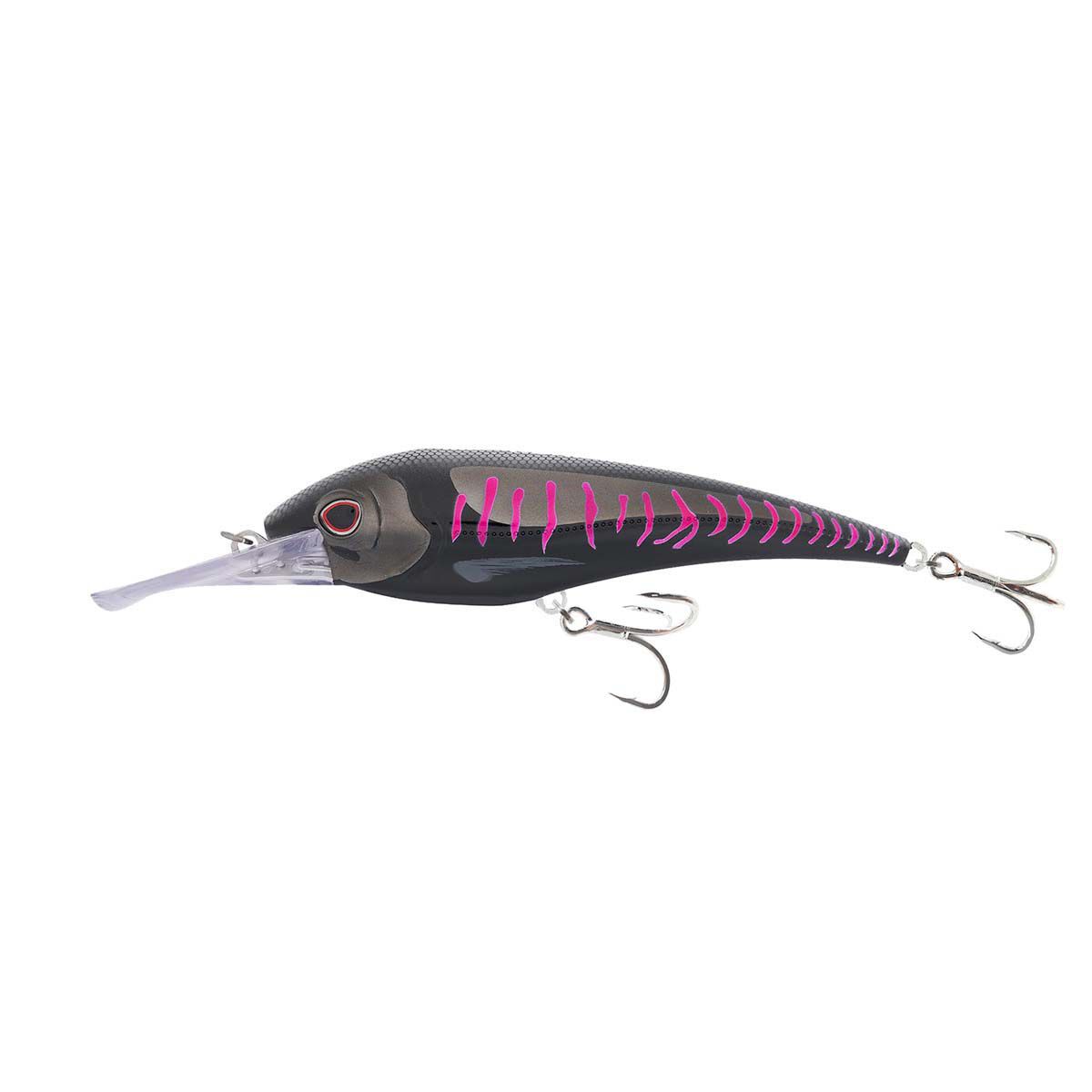 Nomad DTX Minnow HD Shallow Floating Hardbody Lure 180mm Black Pink Mackerel, Black Pink Mackerel, bcf_hi-res