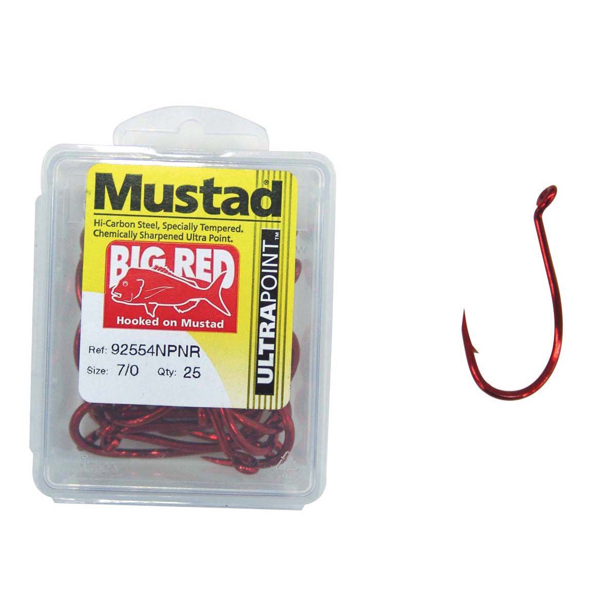 Mustad Long Red Beak Bait Hooks BCF