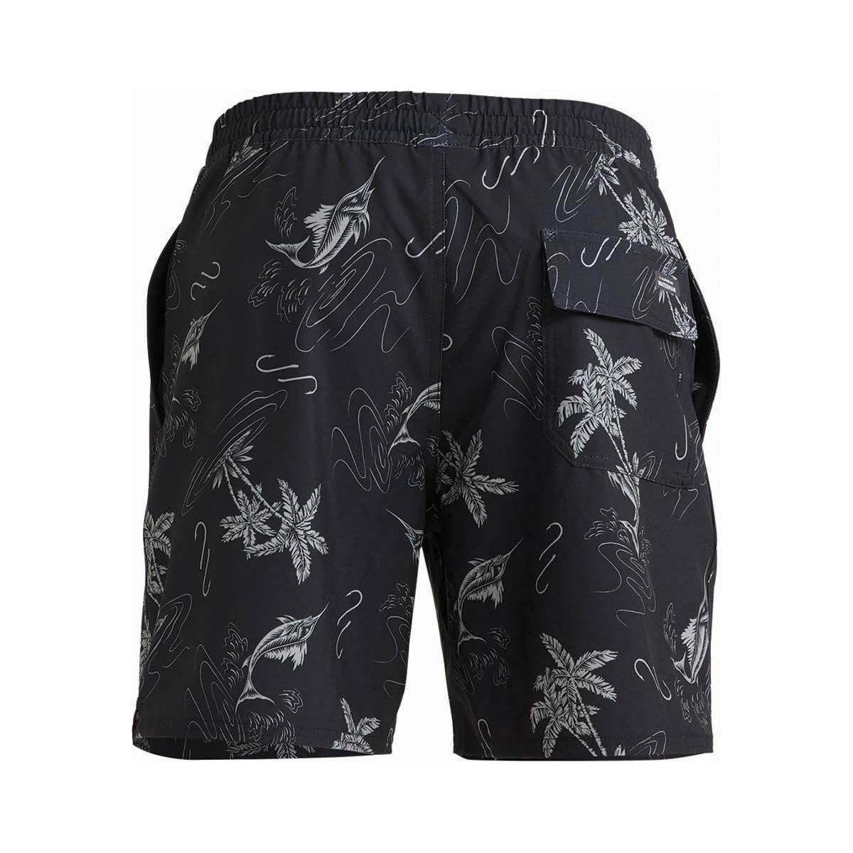 Quiksilver Men's Bimini Twist Volley Boardshorts, Black, bcf_hi-res
