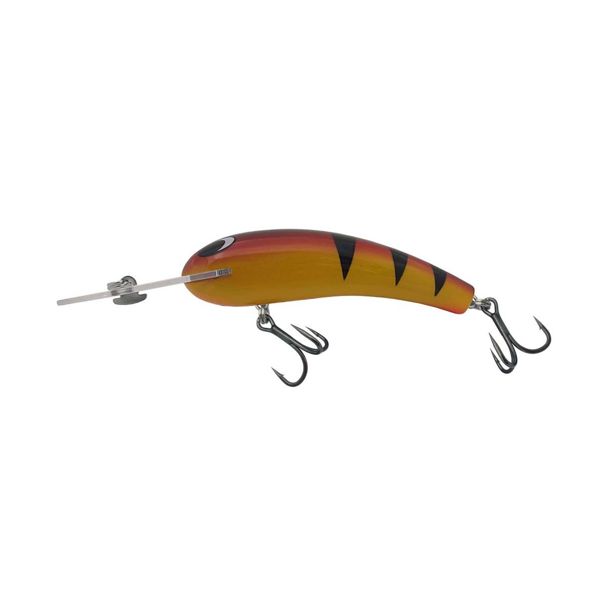 Warlock Native Lolly Hardy Body Lure 70mm 4m Orange Tiger, Orange Tiger, bcf_hi-res