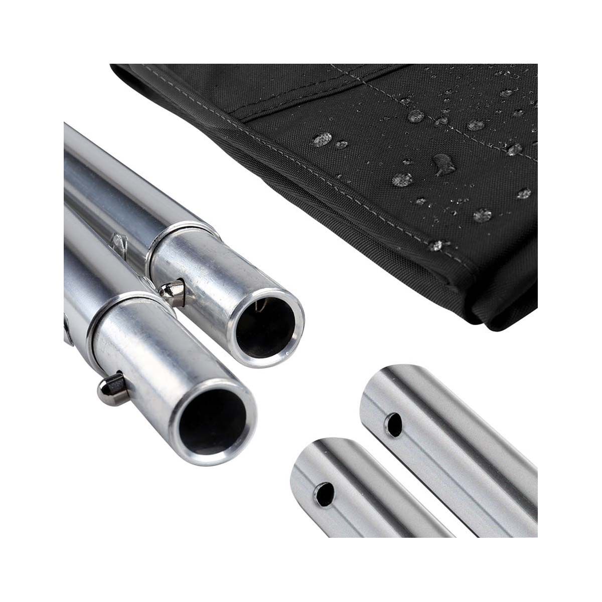 Bowline 2 Bow Black Bimini Kit 1.5-1.7m, , bcf_hi-res