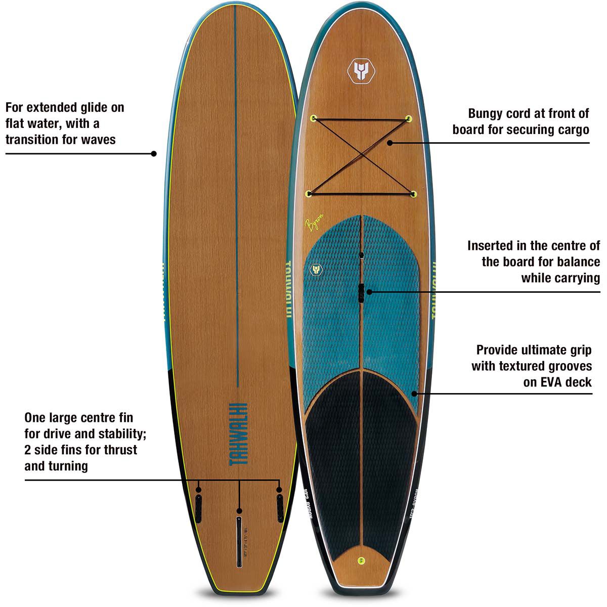 Tahwalhi Epoxy Stand Up Paddle Board 10&rsquo;2 - Byron, , bcf_hi-res
