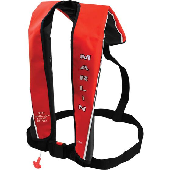 Marlin Australia Adult Manual/Auto Inflatable PFD 150 BCF