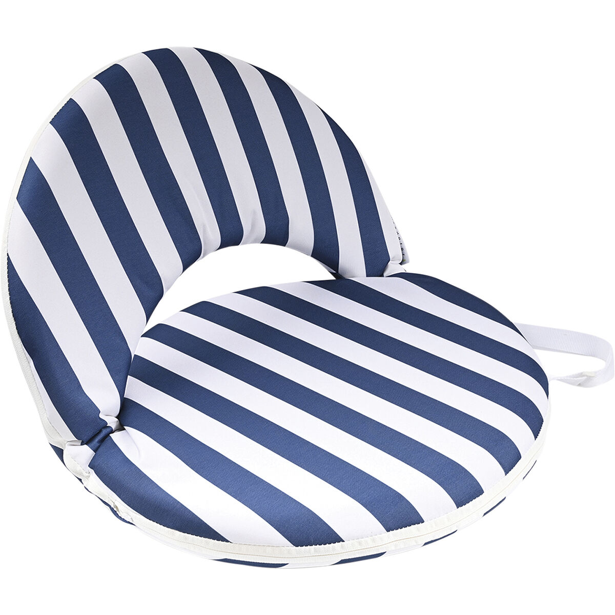 Wanderer Adjustable Beach Seat Pad Nautical Stripe, Nautical Stripe, bcf_hi-res
