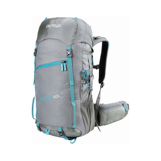 Outrak Ravine Trekking Pack 40L Grey, Grey, bcf_hi-res