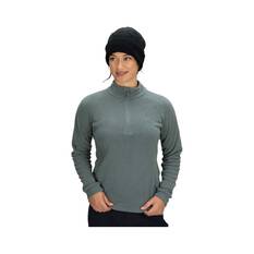 Macpac Women's Tui Fleece Pullover Balsam Green 8, Balsam Green, bcf_hi-res
