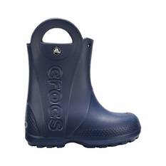 Crocs Kids' Handle It Rainboots Navy, , bcf_hi-res