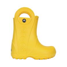 Crocs Kids' Handle It Rainboots Yellow, , bcf_hi-res