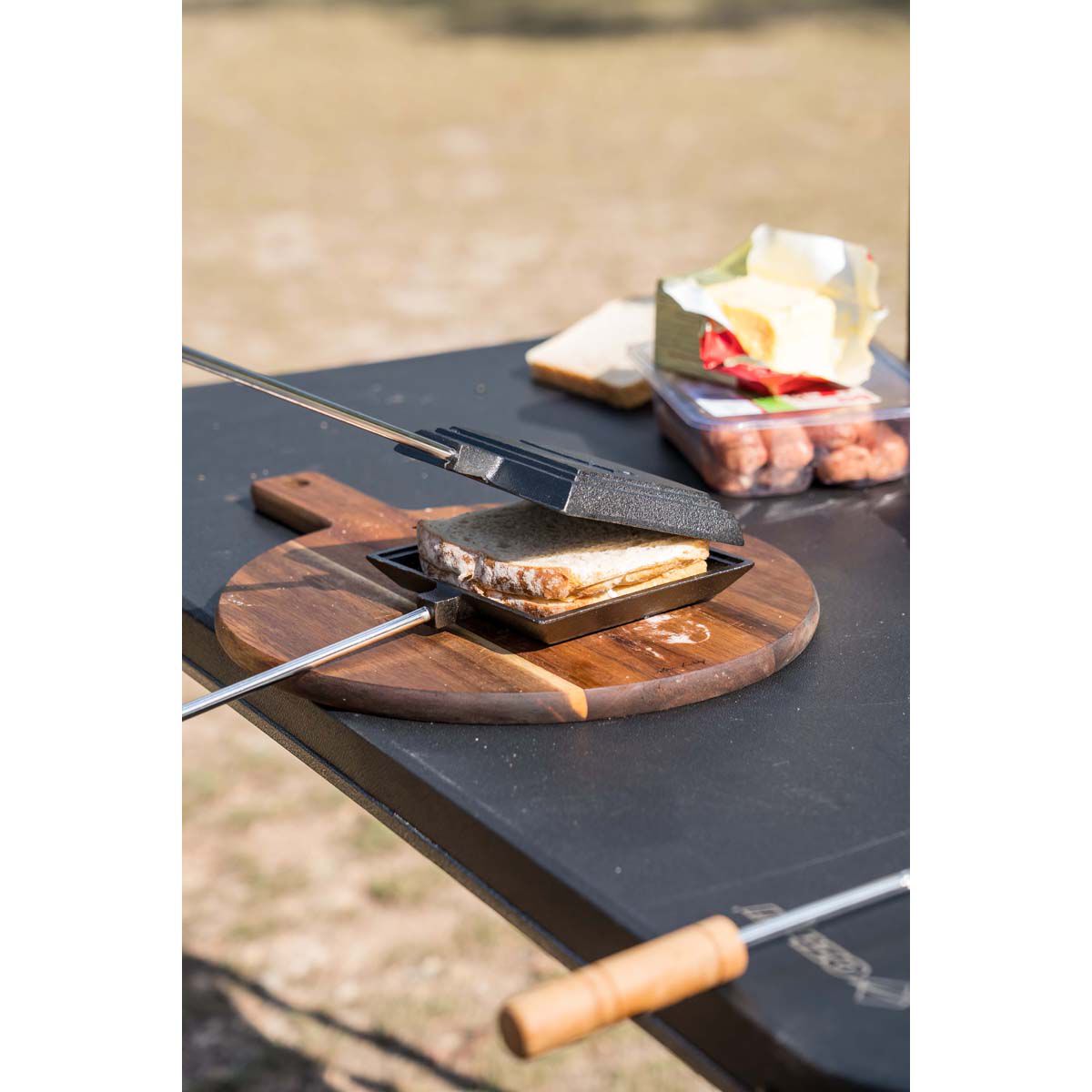 Campfire Cast Iron Jaffle Iron - Jumbo, Single, , bcf_hi-res