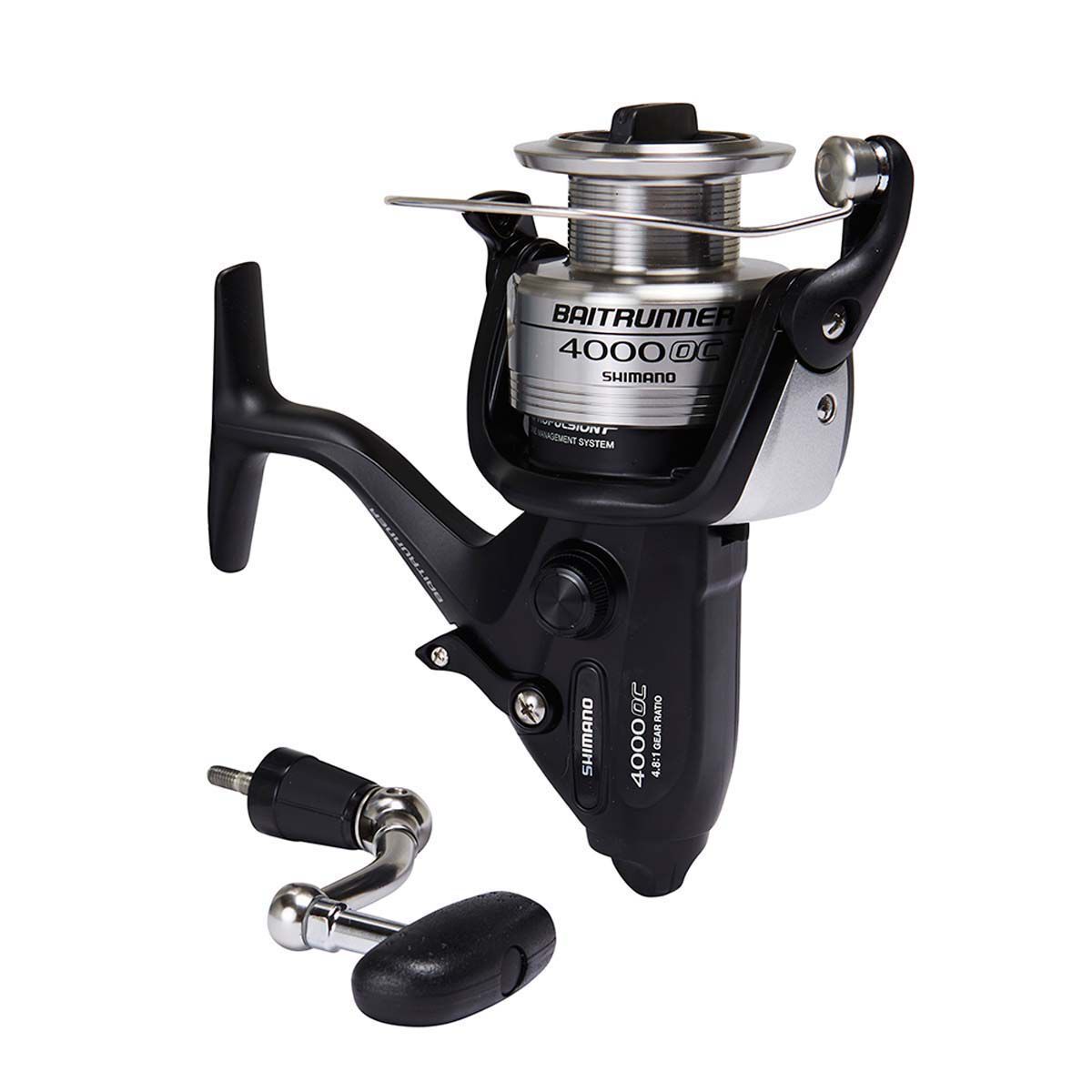 shimano baitrunner oc spinning reel