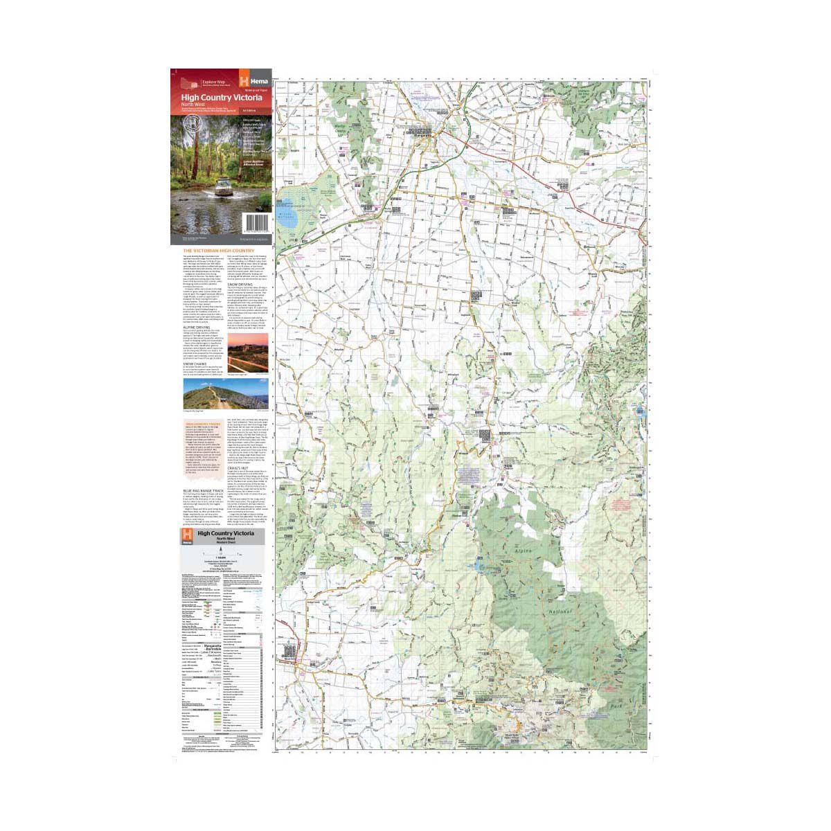 Hema High Country Vic - North West Map, , bcf_hi-res