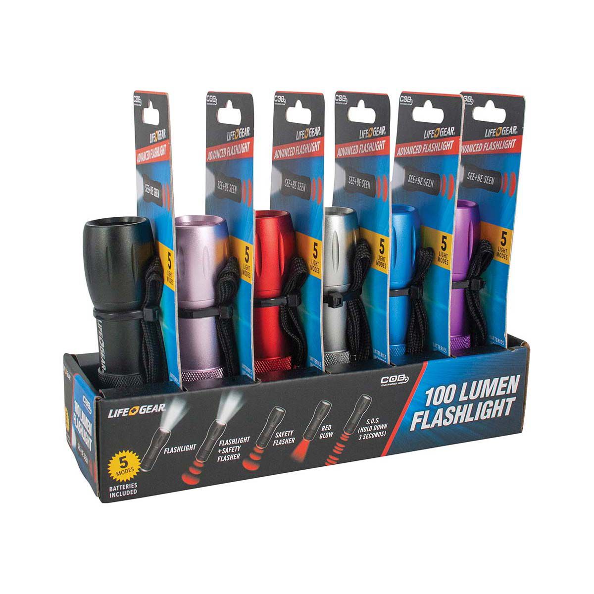 Life Gear 9 LED Aluminium Torch BCF