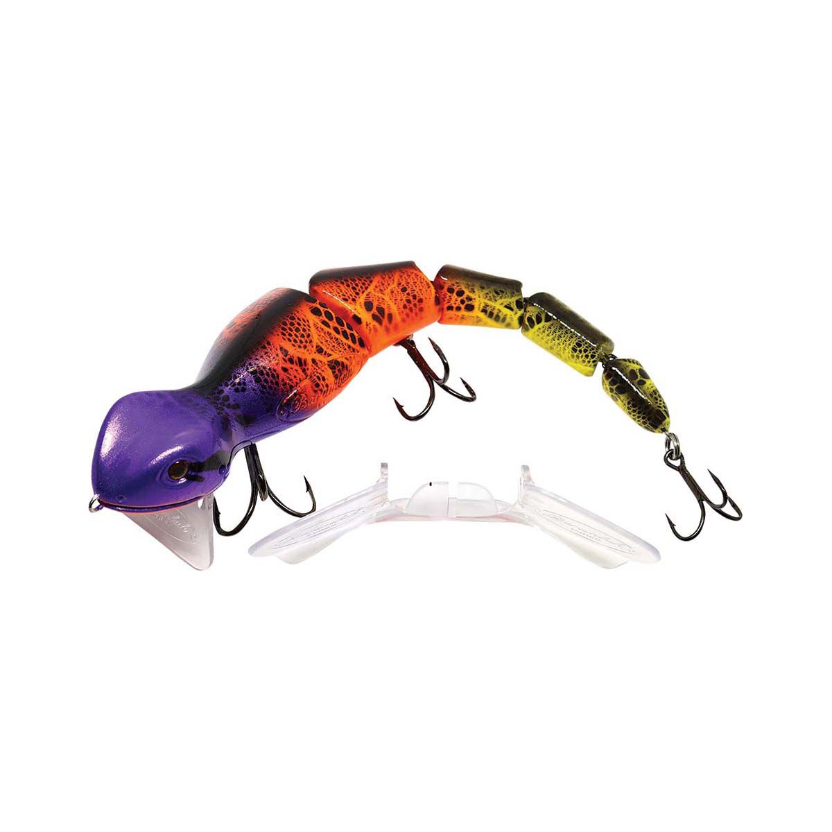 Barambah Baby Bidjiwong Surface Lure 145mm Purple Lava, Purple Lava, bcf_hi-res