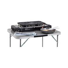 Gasmate Travelmate II SS Double Butane Stove With Hotplate, , bcf_hi-res