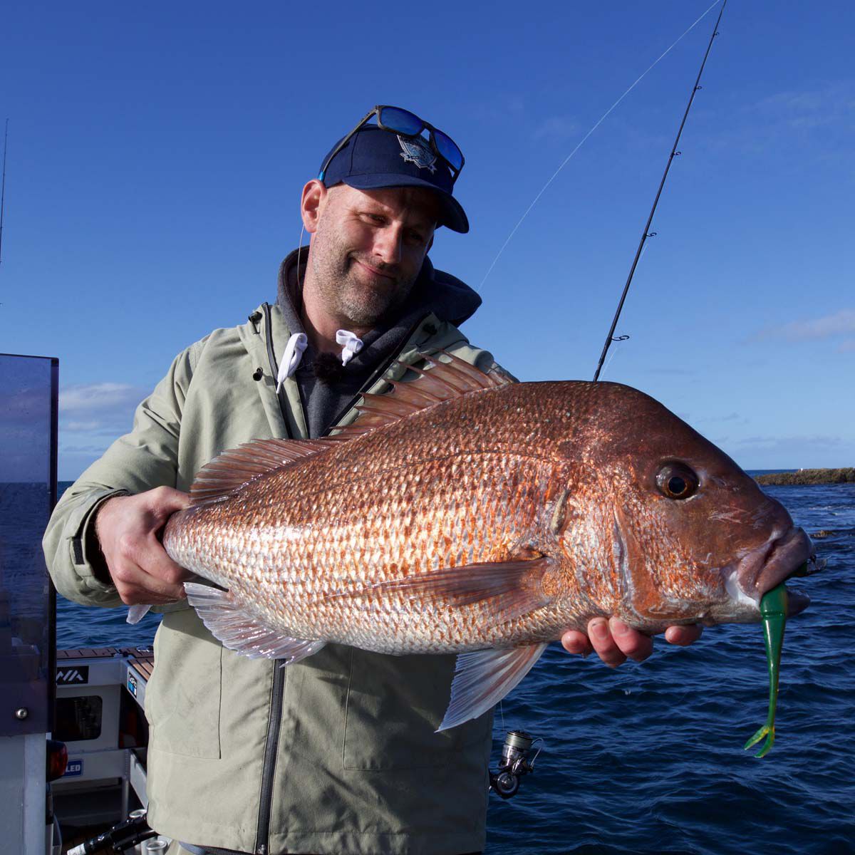 Daiwa Bait Junkie Jerkshad Soft Plastic Lure 7in White Prl, White Prl, bcf_hi-res