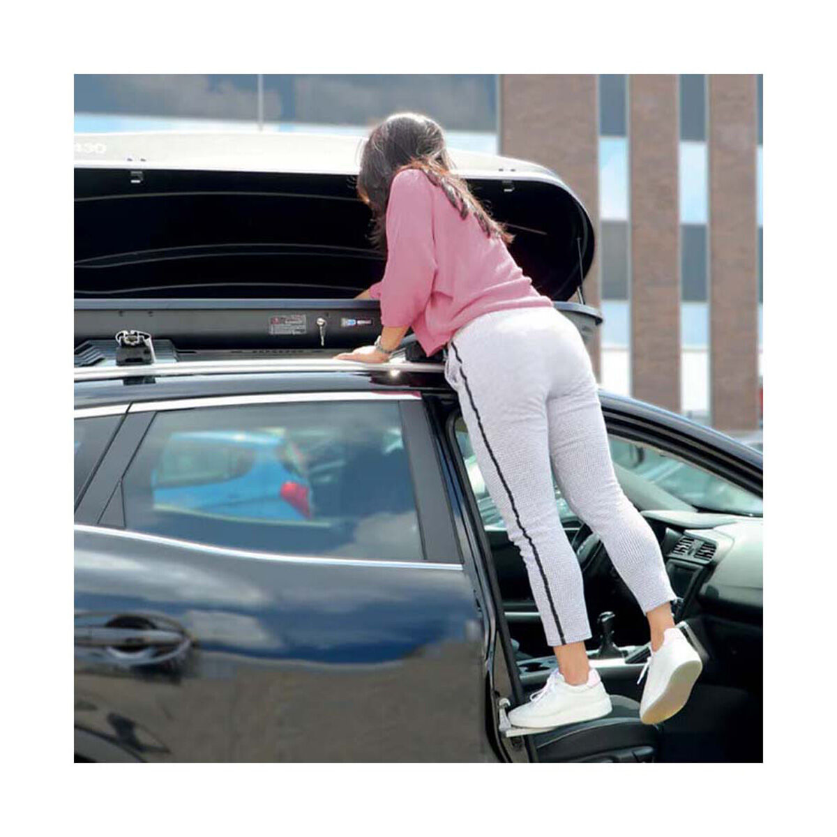 Aussie Traveller Car Door Folding Step BCF