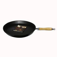 Campfire Pre Seasoned Round Frypan 30cm, , bcf_hi-res