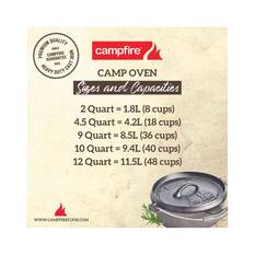 Campfire Premium Camp Oven 9 Quart Kit, , bcf_hi-res