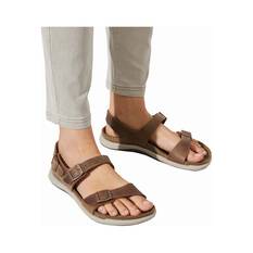 Birkenstock Women’s Sonora Cross Town Oiled Leather Sandals, Brown, bcf_hi-res