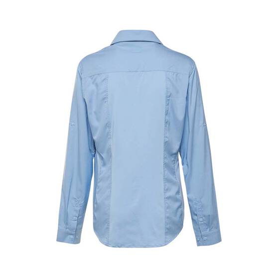 Shimano Women's Vented Fishing Shirt, Sky, bcf_hi-res
