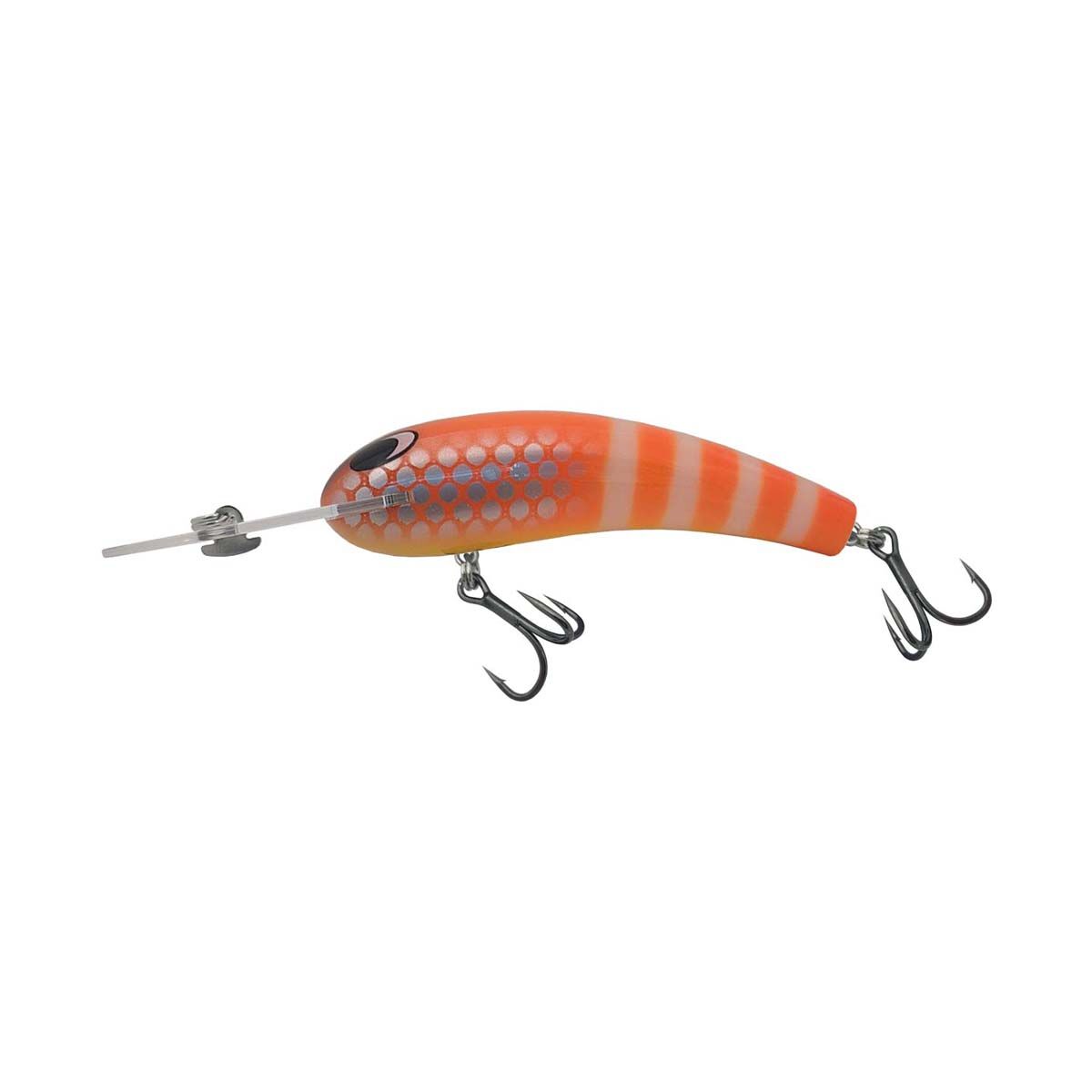 Warlock Native Lolly Hardy Body Lure 70mm 4m Orange Scale, Orange Scale, bcf_hi-res