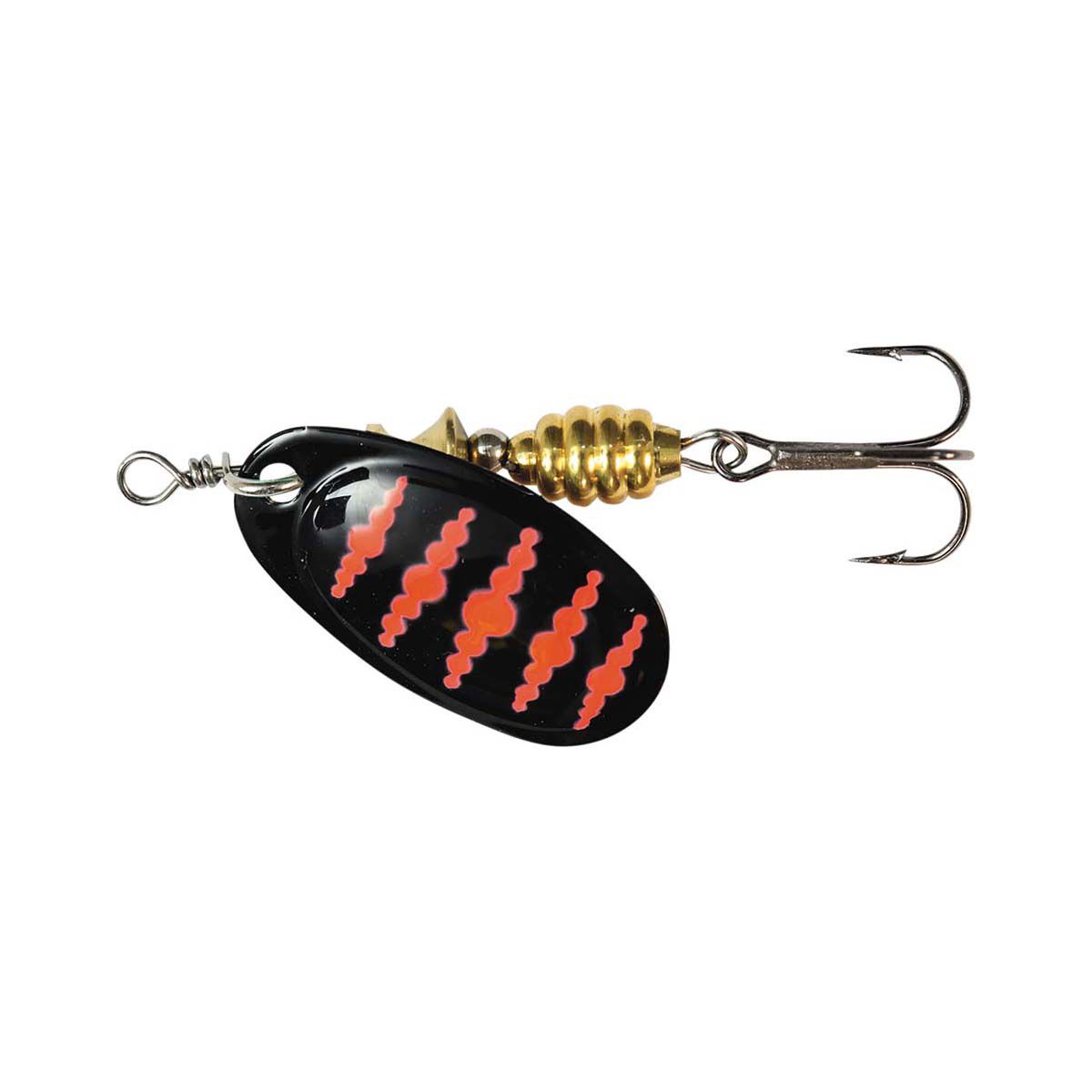 TT Fishing Spintrix Spinner Lure Size 3 Black Red Dots, Black Red Dots, bcf_hi-res