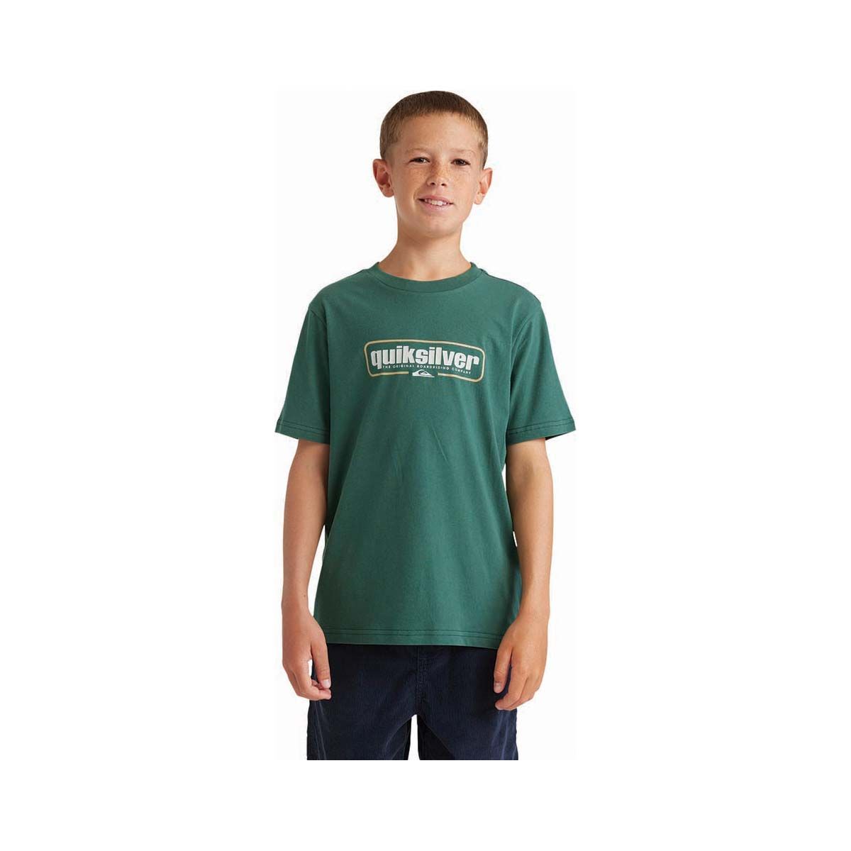 Quiksilver Youth Retro Box Short Sleeve Tee Trecking Green 8, Trecking Green, bcf_hi-res