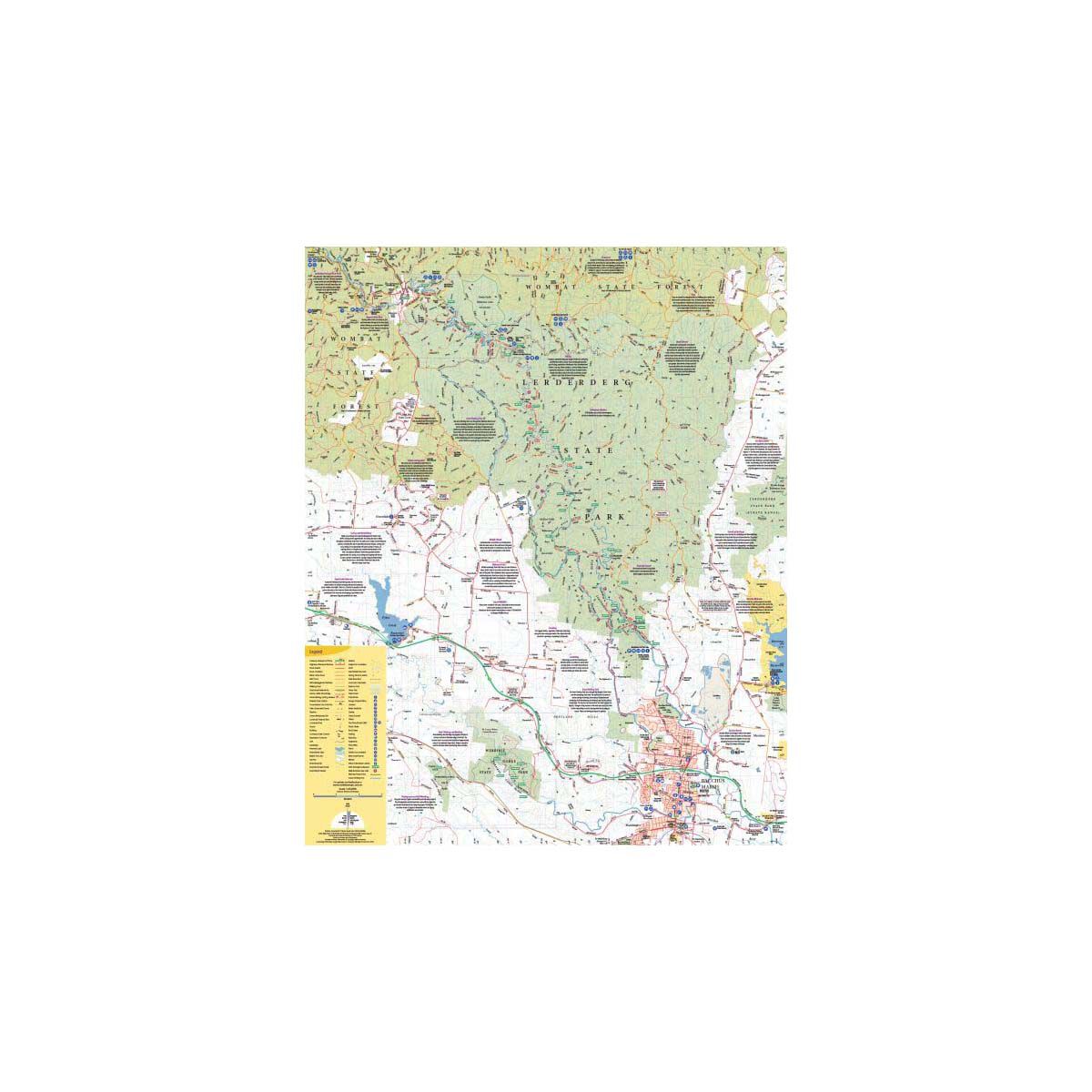 Meridian Maps Lerderderg and Werribee Gorges Map Guide, , bcf_hi-res