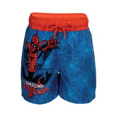 Disney Kids' Spiderman Shorts Blue 6, Blue, bcf_hi-res