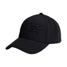 Oakley Unisex Elements 6 Panel Stretch Cap, Blackout, bcf_hi-res