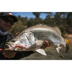 Berkley Shimma Shrimp Soft Vibe Lure 100mm Nuclear Shrimp, Nuclear Shrimp, bcf_hi-res