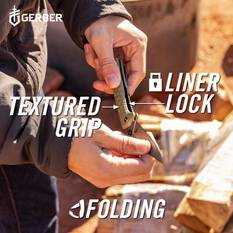 Gerber Zilch Folding Knife Green, , bcf_hi-res