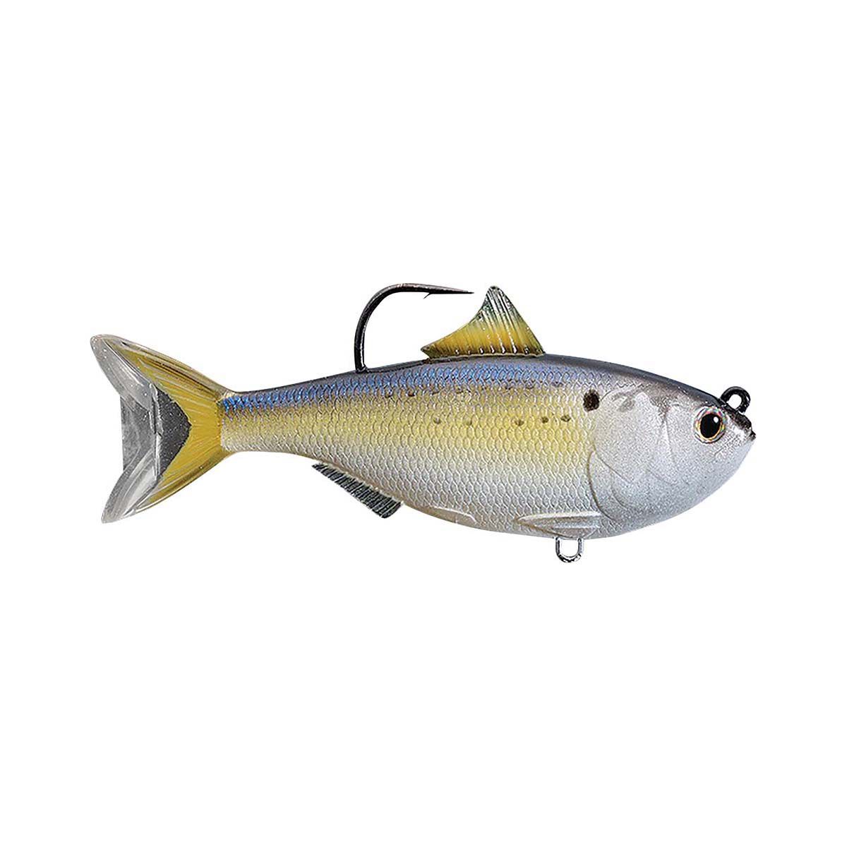 Livetarget Menhaden Swimbait Lure 3.5in Natural BCF
