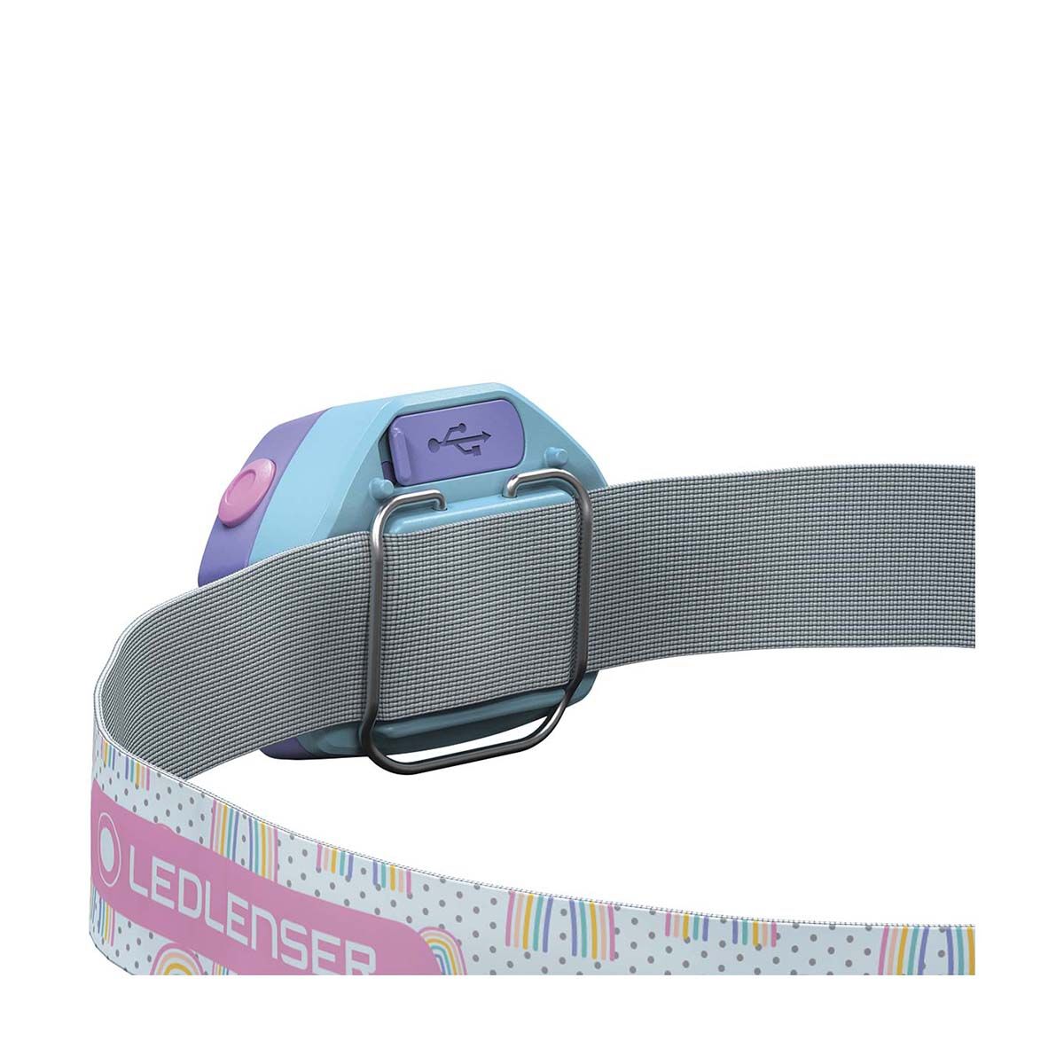 Ledlenser Kids 4 LED Rechargeable Headlamp Purple, Purple, bcf_hi-res