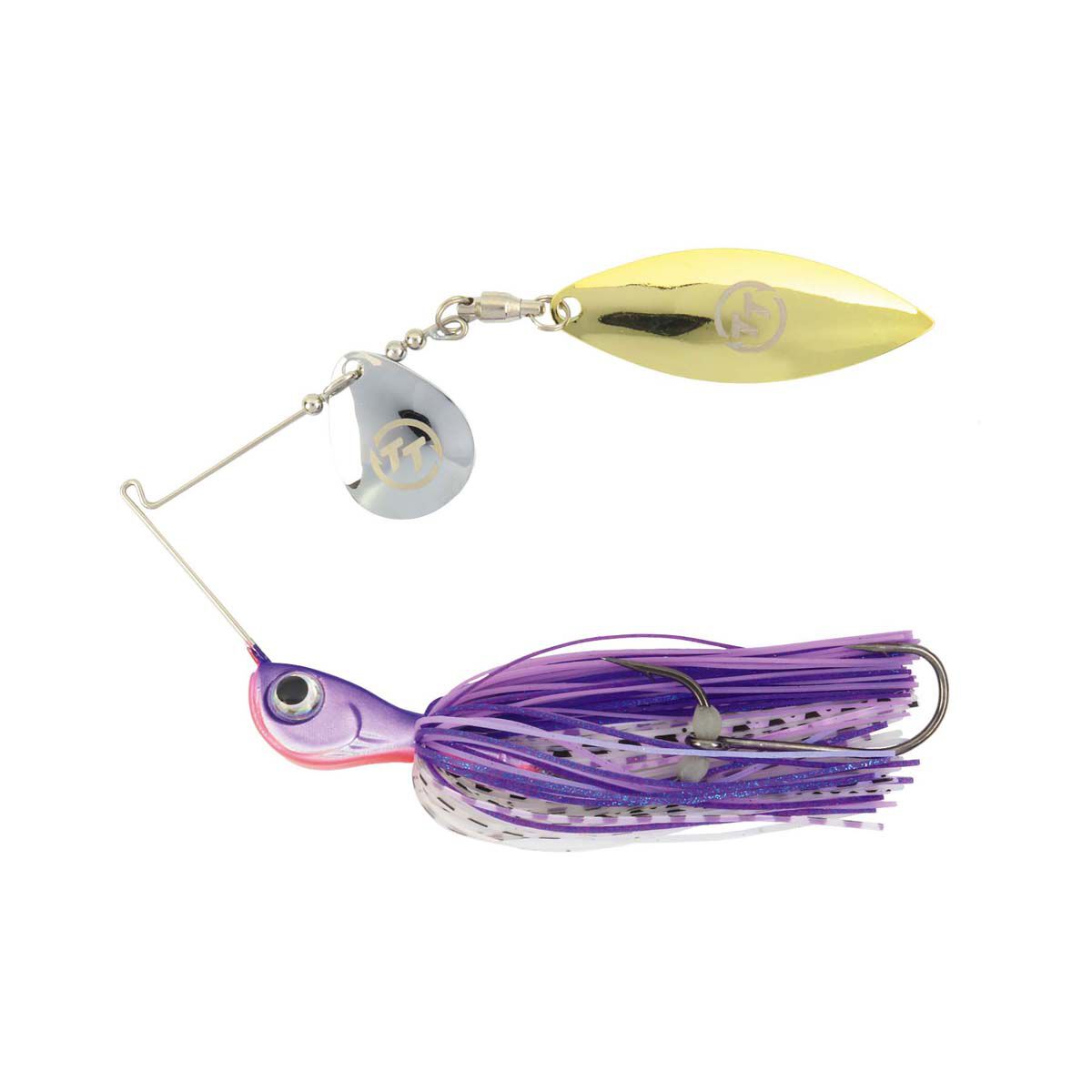 TT Fishing Vortex+ Spinnerbait Lure 1/2oz Purple Mauve, Purple Mauve, bcf_hi-res