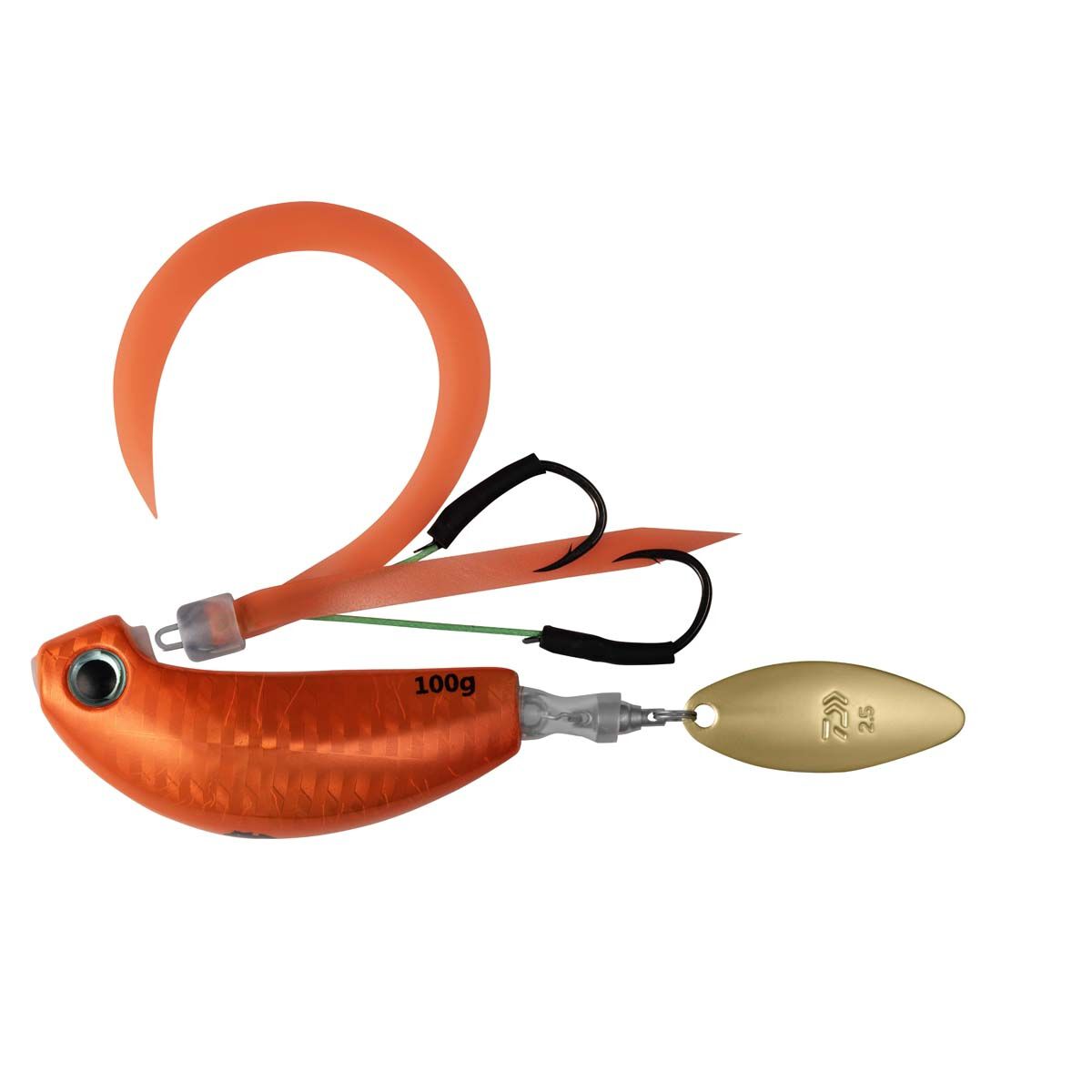 Daiwa Kohga Blade Breaker Jig Lure 100g Orange, Orange, bcf_hi-res