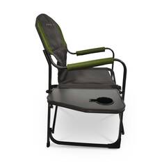 Wanderer Lightweight Directors Chair with Side Table 135kg, , bcf_hi-res