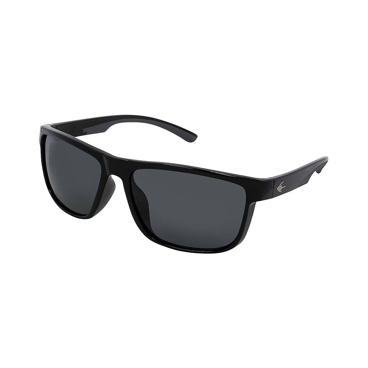 Stingray Yellowfin Polarised Sunglasses Black with Smoke Lens, , bcf_hi-res