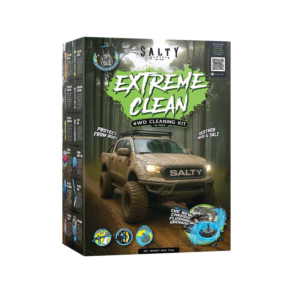 Salty Captain Extreme Clean 4WD Cleaning Kit, , bcf_hi-res