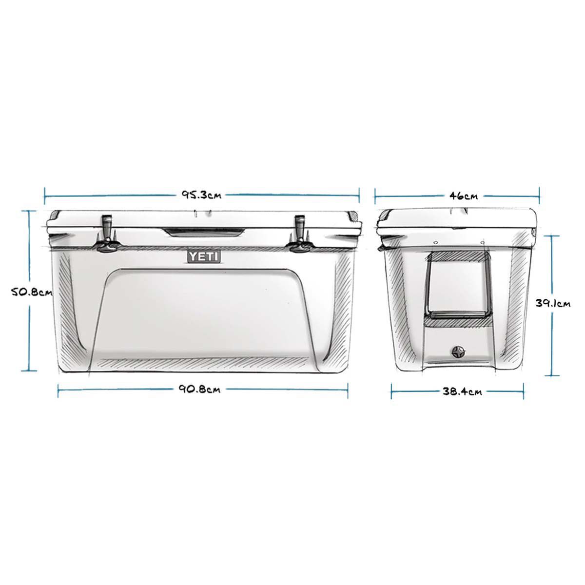 YETI Tundra 105 Hard Cooler White BCF